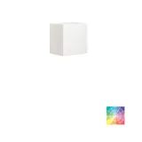 Stylish and spacious bathroom inspiration with a large round mirror with a black frame, dark stone sink, colored toilet, upper cabinet, and open shelf in a sophisticated and muted design