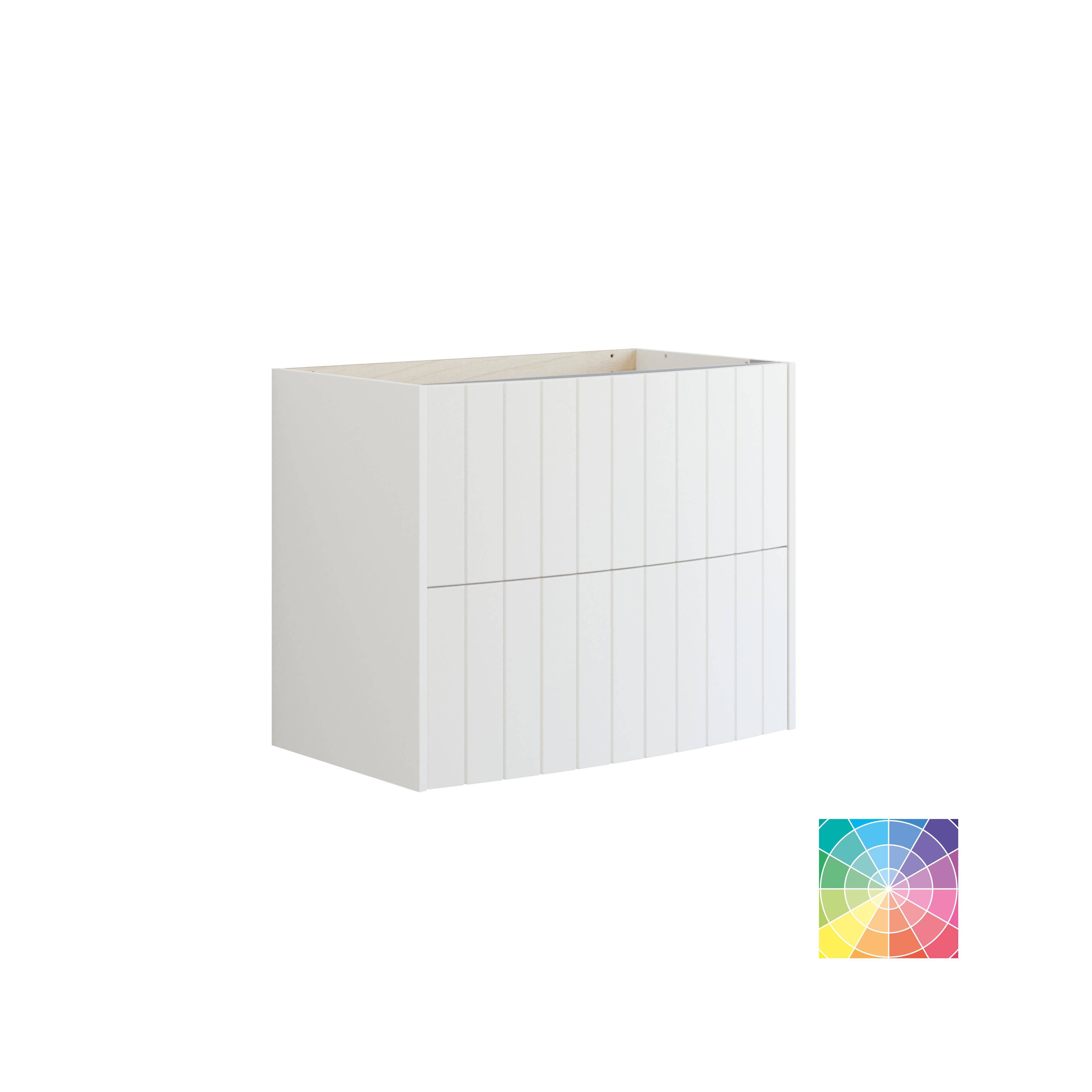 Large vintage retro bathroom inspiration with a terracotta-colored grooved vanity, elegant thin countertop with a beautiful vessel sink, stylish oval mirror with brass edge. Pink tiles and grey herringbone tiles give a romantic and feminine look